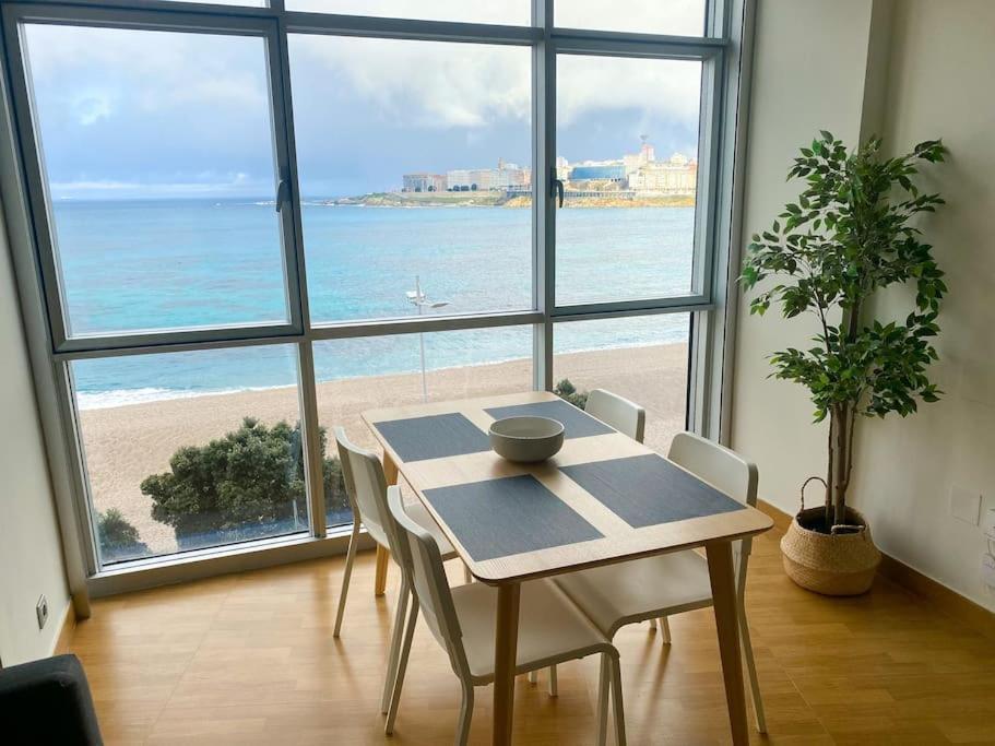 Apartamento Acogedor Con Vistas Al Mar. A Coruña Exteriör bild